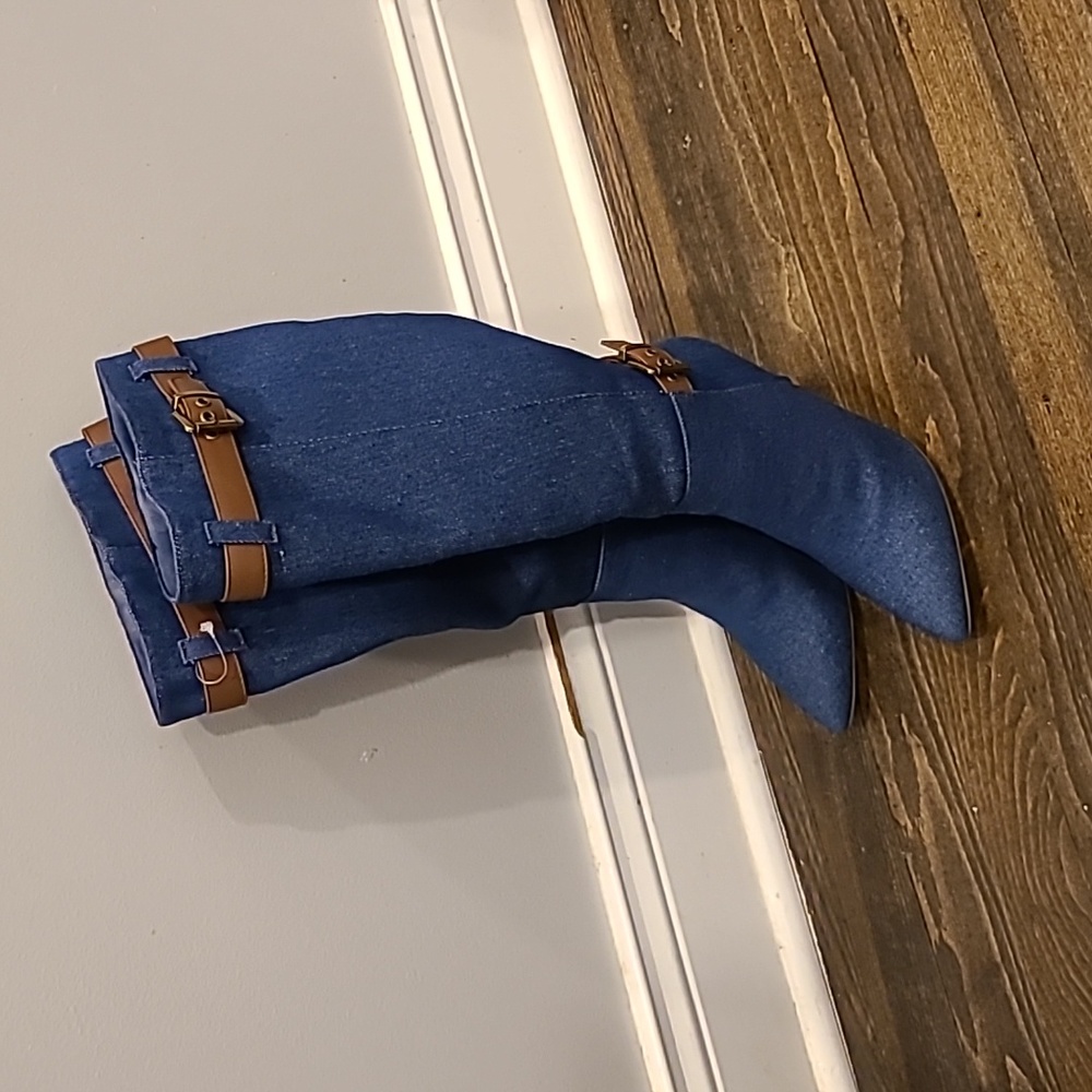 Calf length boots